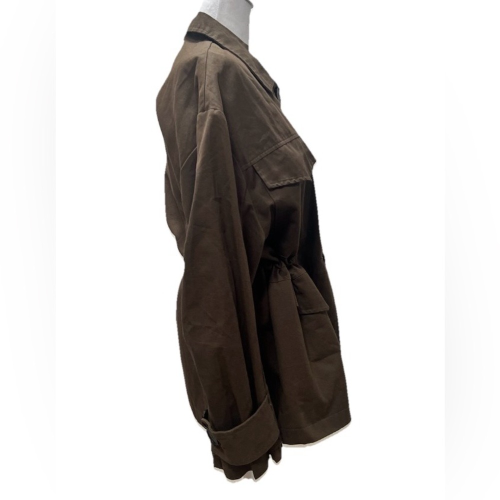 LUSH Women's Green Utility Oversized Jacket M - Picture 4 of 8